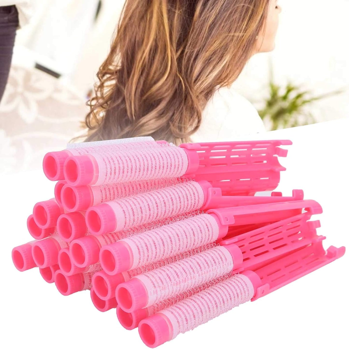 20pcs Hair Sticks, Fluffy Hair Barrel, Hair Curler, Hair Styling Tools Kit for Home Salon (01)