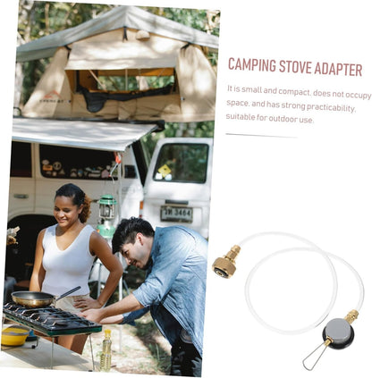 Happyyami Camping Gadgets Inflation-Valve Accessories Gas Tube Gas Stove Adapter Furnace Converter Set