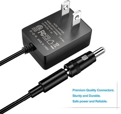 SoulBay 5V Power Supply AC100-240V to DC 5 Volt 2Amp Adapter Versatile Charger Cord 10W w/ 8 Tips, for USB Hub, TV Box, Tablet, Camera, BT Speaker, GPS, Webcam, Router and More 5V Electronics