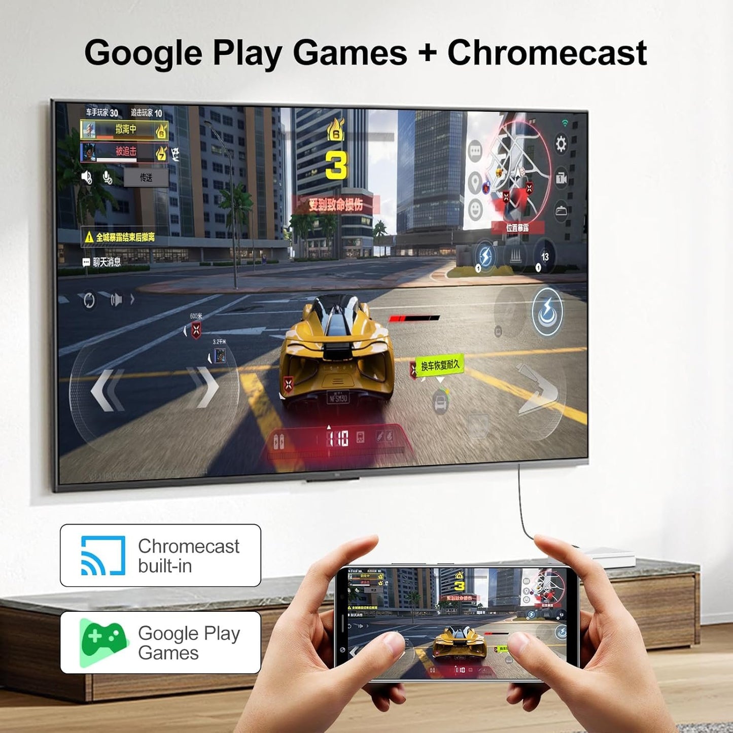 Android 14.0 TV Box, LEFFOT H313 4K Ultra HD Streaming Device for TV, 2GB RAM + 16GB ROM, Smart TV Box with HDR10, Voice Control, 2.4G & 5G WiFi 6, 100M Ethernet, H313 Quad Core ARM Cortex A53