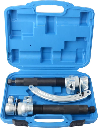 DA YUAN Spring Compressor Tool (2 Pieces) - Heavy Duty Build, Ultra Rugged Coil Spring Compressor, Strong and Durable Spring Compressor with Safety Guard and Carrying Case