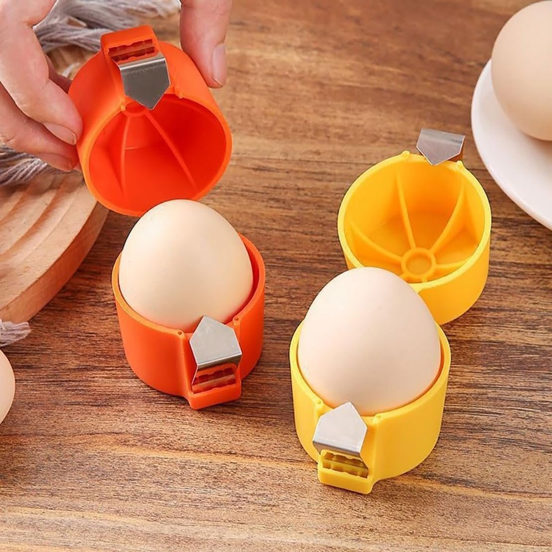 Miecux 3Pcs Egg Shell Opener Tool, Egg Shell Opener Separator for Cooking Camping Kitchen Gadgets, Cracker Tool for Raw, Kitchen Tools & Gadgets for Cooking, Baking