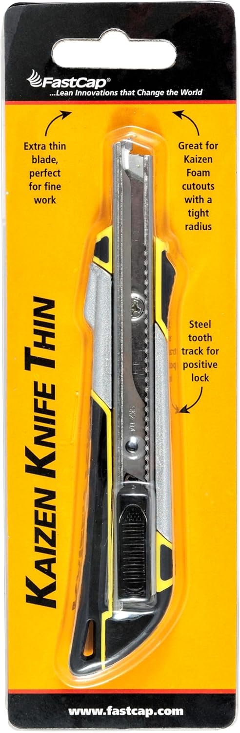 Fastcap Kaizen Knife Thin Blade Safety Cutter for Kaizen Foam