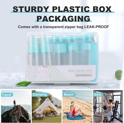 Tsa Approved Travel Toiletry Bottles Leakproof Containers Kit (BPA FREE) Travel Accessories Travel Bottles 12 Count Green-12
