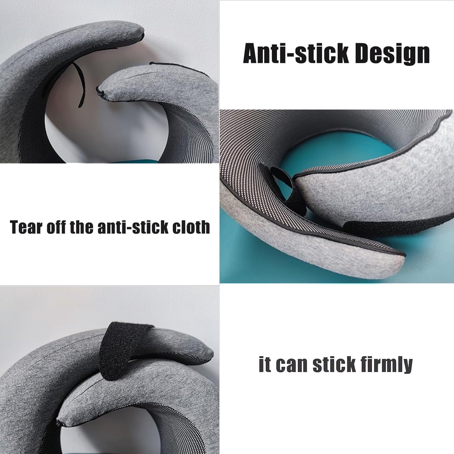Travel Neck Pillow, Portable Airplane Travel Pillow, Memory Foam Neck Pillow, 360 Degree Comfort and Breathability