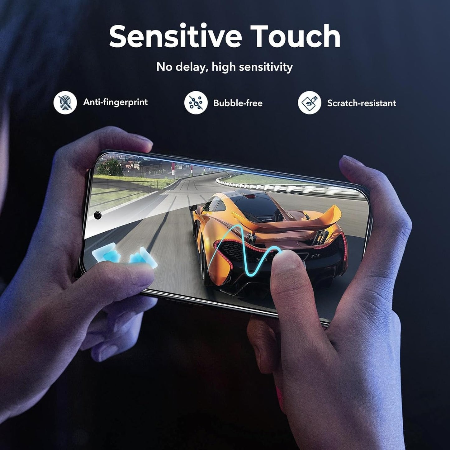 [2+2 Pack] LK 2 Pack Compatible for Google Pixel 9 pro XL Tempered Glass Screen Protector + 2 Pack Camera Lens Screen Protector, Easy Installation 9H Hardness glass film Anti-Scratch 6.8-inch