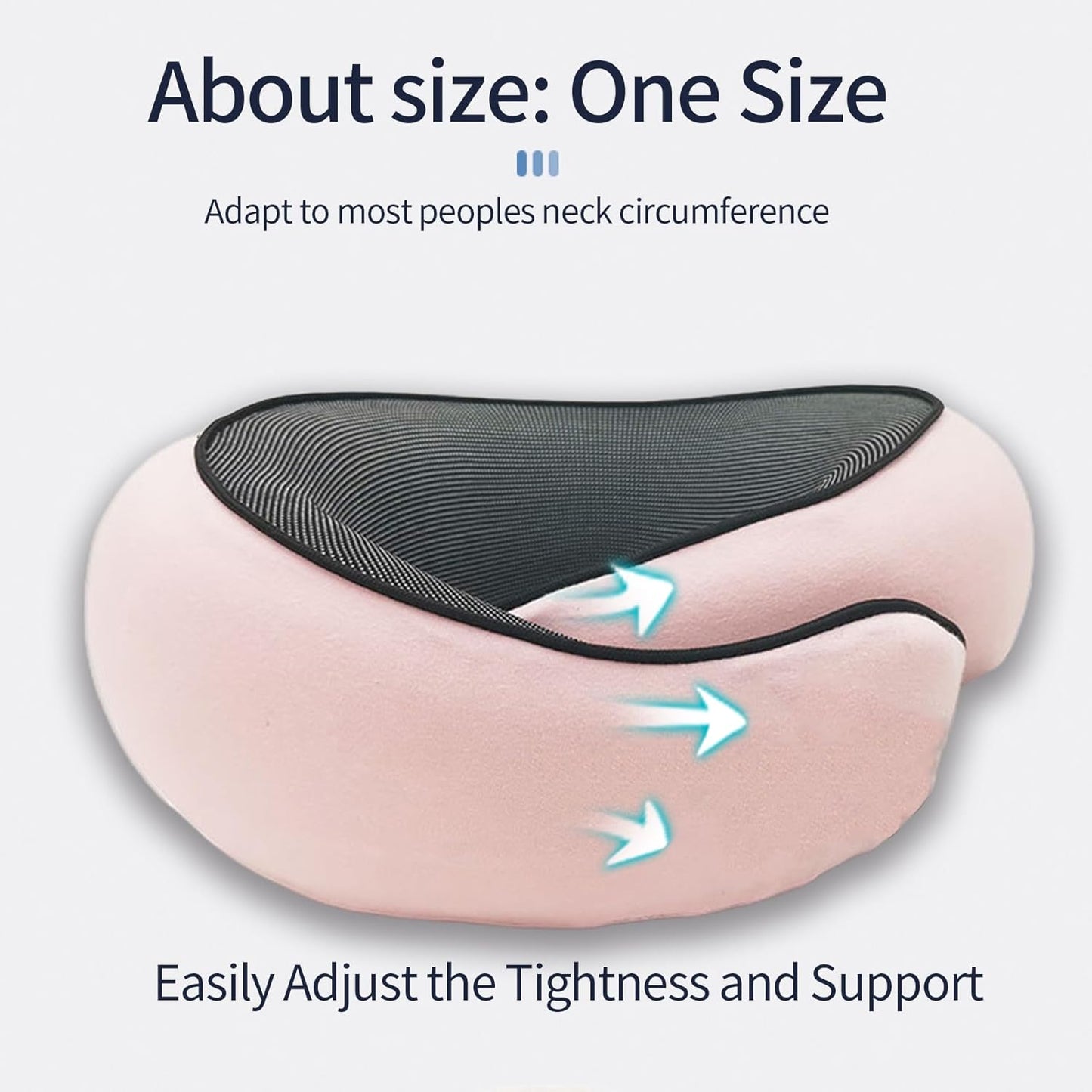 Flyhugz Travel Pillow, Flyhugz Neck Pillow, Wander Plus Travel Pillow, Flyhugs Neck Travel Pillow, Memory Foam Travel Pillow (Dark Gray)