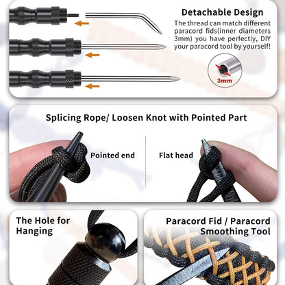 WILDAIR Paracord Bracelet Jig Kit-Pro Paracord Tool Kit with Marlin Spike Pro Paracord FID Set Adjustable Length Weaving DIY Craft Maker Tool Paracord Bracelet Maker Pro Edition, Khaki, Jig12-Pro