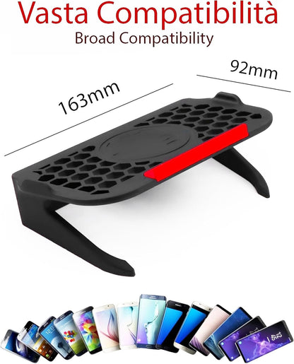 Mobile Phone Holder for Alfa Romeo Giulietta Compatible Over DNA Housing Smartphone Compartment (Red)
