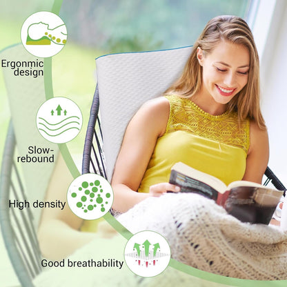 Memory Foam Pillows, Original Sleeping Pillows, Neck Support Pillows for Side and Back Sleepers, Ergonomic Neck Pillows for Sleeping