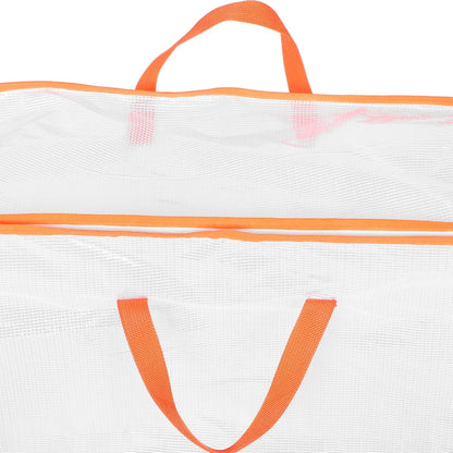 Ipetboom Large Capacity Transparent Clothes Storage Bag with Zipper Heavy Duty Moving Tote for Quilts Bedding and Protection for Efficient Packing and Organization
