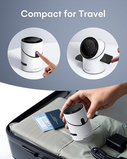 ZEEHOO 3 in 1 Wireless Charging Station Compatible with Magsafe Charger Stand, Qi2 15W Fast Charger Auto-Rotating Multiple for iPhone 16/15/14/13/12, AirPods, iWatch/Ultra