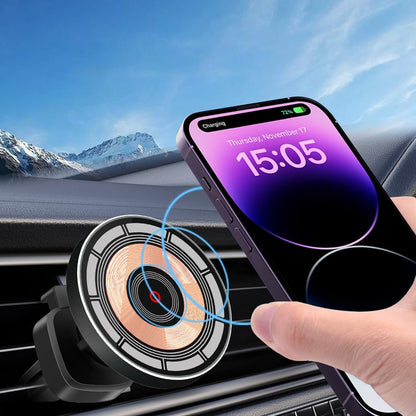 for MagSafe Car Mount Charger, 15W Fast Charging Magnetic Wireless Car Charger, Magnetic Phone Mount Holder for Magsafe Charger Car Phone Holder Vent Fits iPhone 15 14 13 12