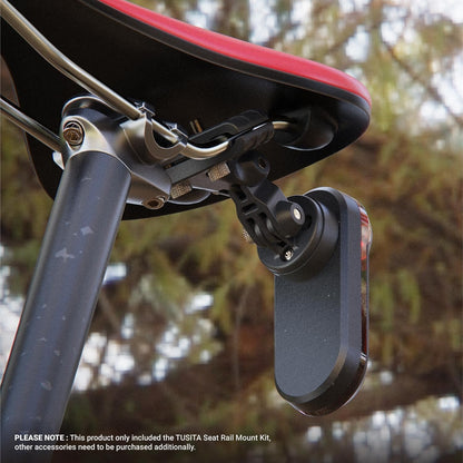 TUSITA Seat Rail Mount Kit Compatible with Garmin Varia RTL510 RTL515 RVR315 Rearview