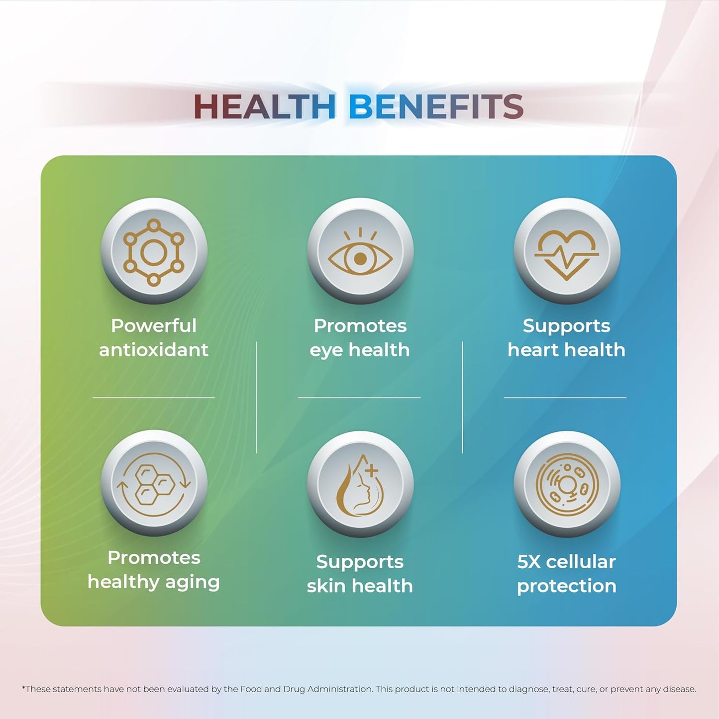 Astaxanthin-GG – AstaREAL™ Astaxanthin Supplement, GG-Gold® Geranylgeraniol, DeltaGold® Tocotrienols Supports Eye, Skin and Heart Health - 60 softgels