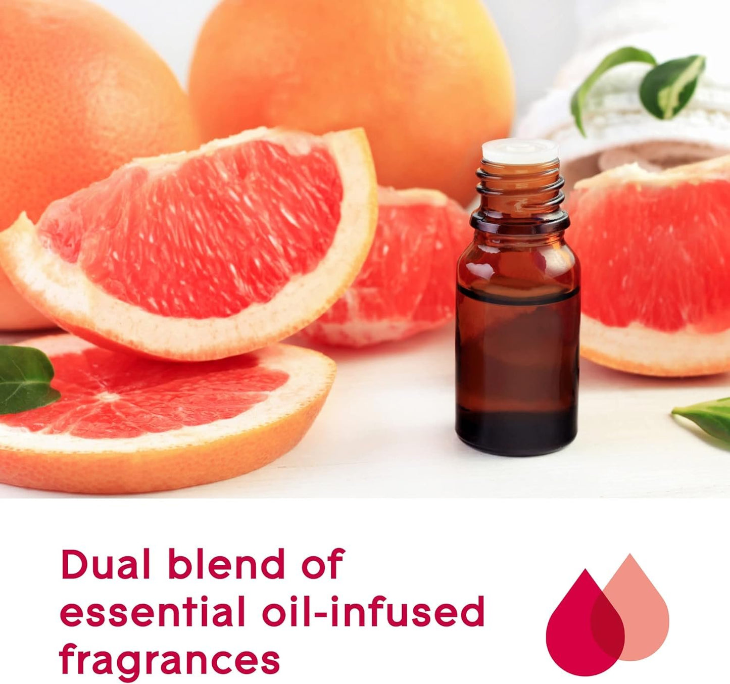 Glade Aromatherapy Cool Mist Oil Diffuser Refill, Spark Energy, Grapefruit + Mint, 0.56 fl oz