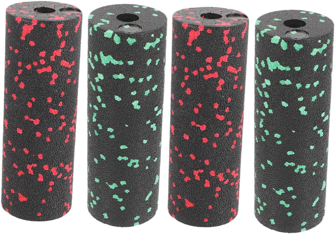 TOYANDONA 4 Pezzi Mini Colonna Yoga Per Massaggio Muscolare Colonna a Rulli Massaggiante Del Corpo Massaggio a Fornitura Yoga Leggero Epp