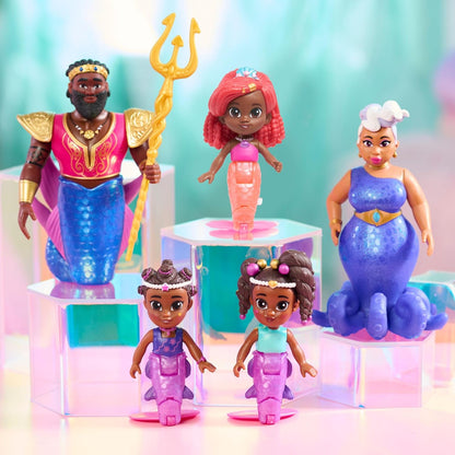 Just Play Disney Junior Ariel Royal Family Figure Set, Kids Toys for Ages 3 Up by