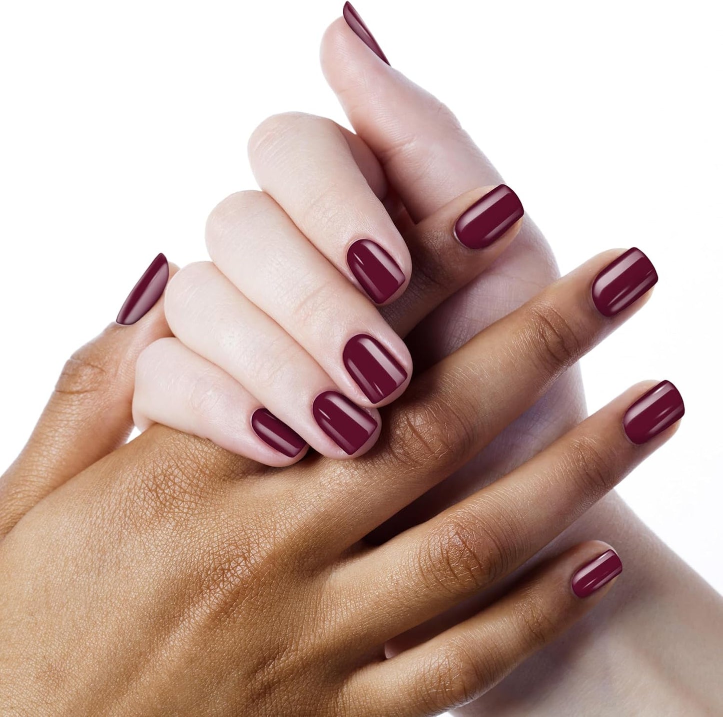 LCN Berry Red UV Nail Polish - Long Lasting Shellac - Gentle Soak-off - Vegan, Animal Testing & HEMA Free - 10ml