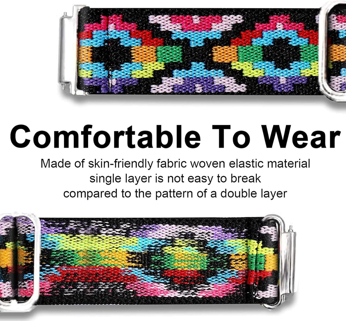 Compatible for Polar Ignite 3 Band, Lamshaw Stretch Elastics Nylon Adjustable Replacement Strap Accessories Compatible for Polar Ignite 3/Polar Ignite 2/Polar Ignite