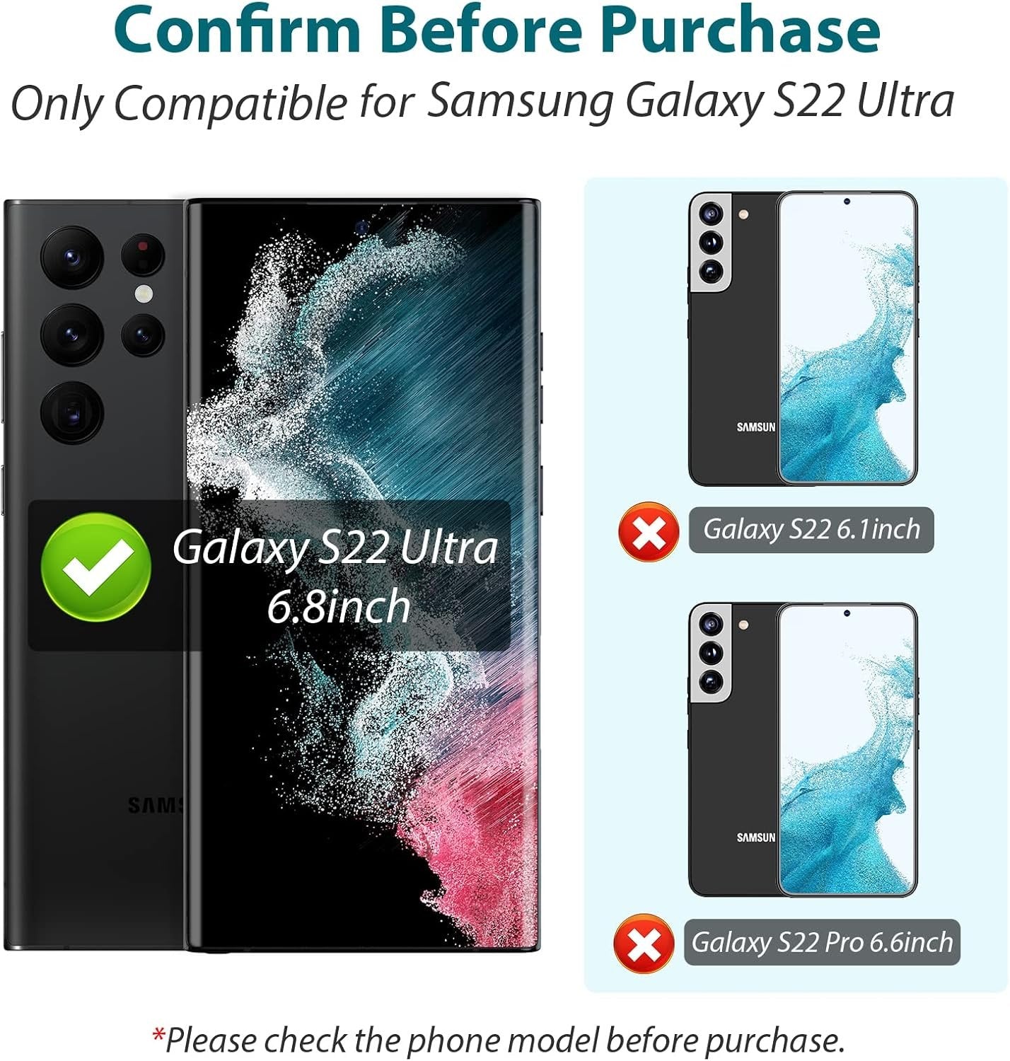 EGV 3 Pack Compatible for Samsung Galaxy S22 Ultra Screen Protector Flexible TPU, Full Coverage, Scratch Resistant, Easy Installation, Case Friendly, Bubble Free