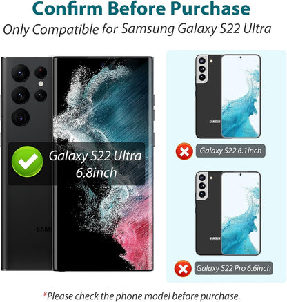 EGV 3 Pack Compatible for Samsung Galaxy S22 Ultra Screen Protector Flexible TPU, Full Coverage, Scratch Resistant, Easy Installation, Case Friendly, Bubble Free