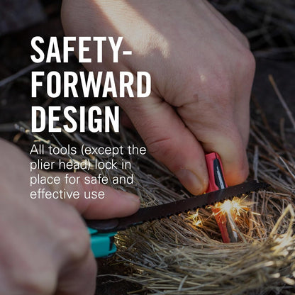 LEATHERMAN, Signal, 19-in-1 Multi-Tool for Outdoors, Camping, Hiking, Fishing, Survival, Durable & Lightweight EDC, Made in The USA, Cobalt Blue