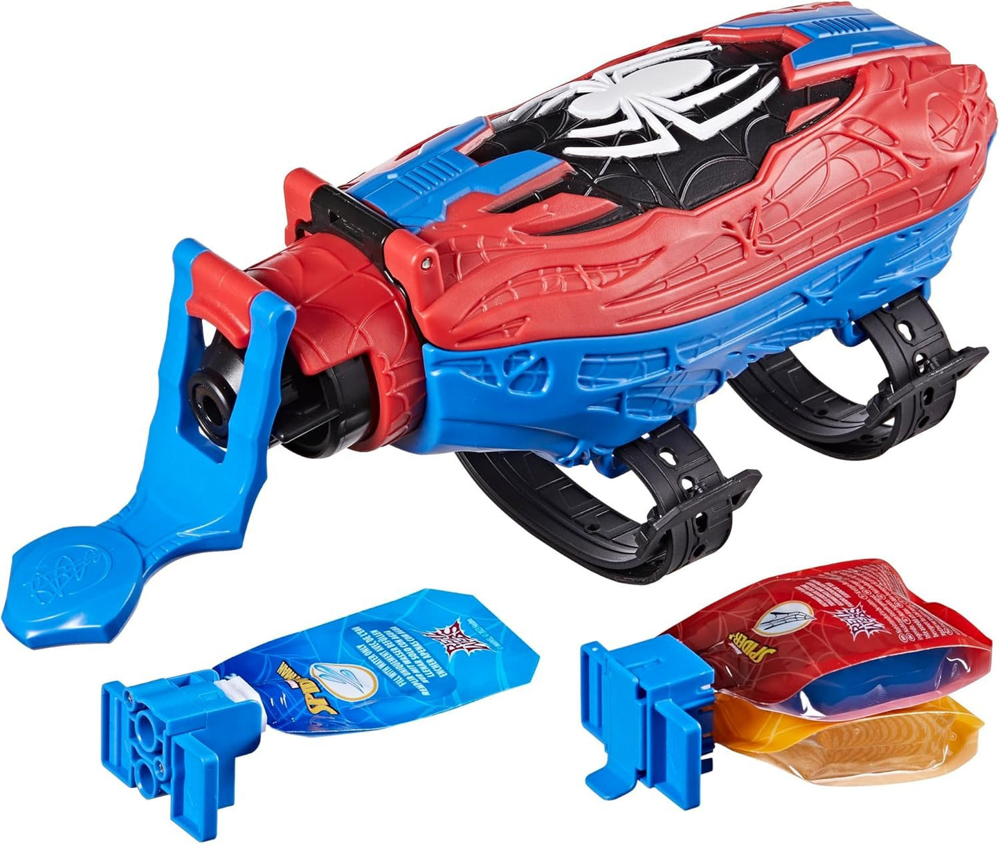 Marvel Spider-Man Real Webs Ultimate Web Blaster, 2-in-1 Role Play Toy, Super Hero Toys for Kids, Ages 5+