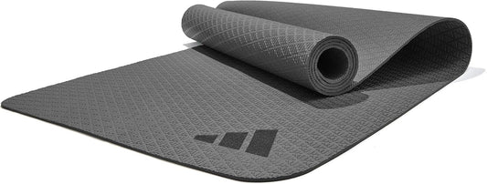 adidas Yoga Mat - 4mm Thick Exercise Mat, Non-Slip, Pilates, Stretching, Fitness & Gymnastics, Yoga Accessories for Women, Home Gym & Workout Mat, Home Gym Equipment