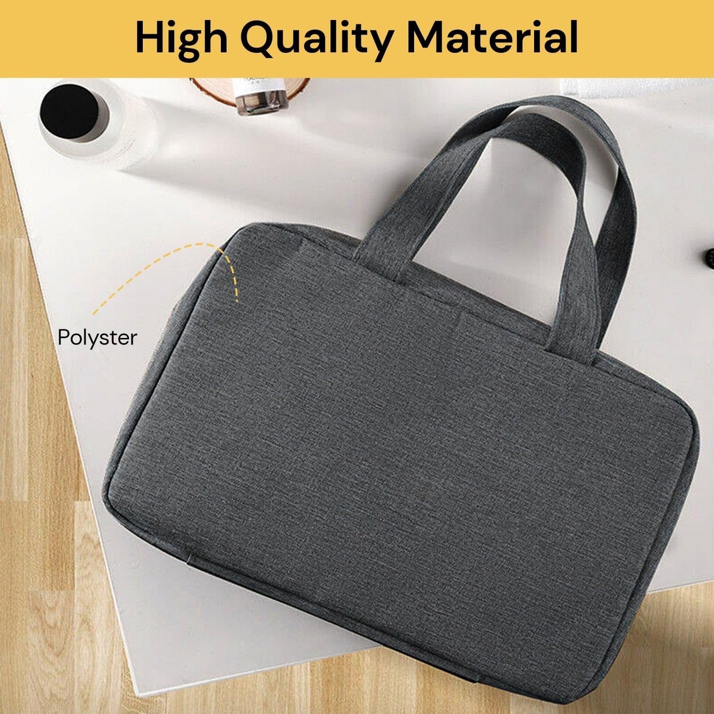 EZONEDEAL Hanging Toiletry Bag Waterproof Travel Makeup Bag Portable Washable Bag Large Capacity Cosmetic Traveling Organizer Case Multifunctional for Women Camping Outdoor Container (Pink)