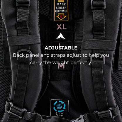TETON Sports Explorer Backpack Full Internal Frame - Adjustable Backpacking Travel Gear - Water-Repellant Rainfly Cover, Sleeping Bag & 3-Liter Hydration Bladder Pack Storage