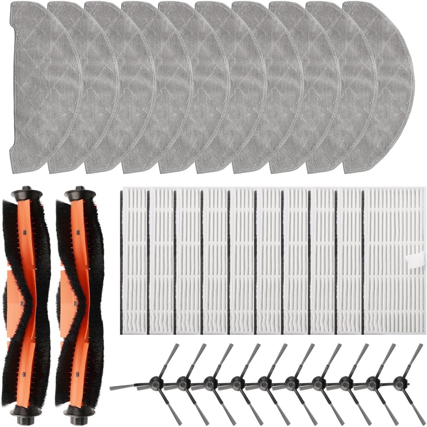 Cleaning Essentials - Parti di ricambio per aspirapolvere IMOU RV1 Pro Series, spazzole e filtri inclusi