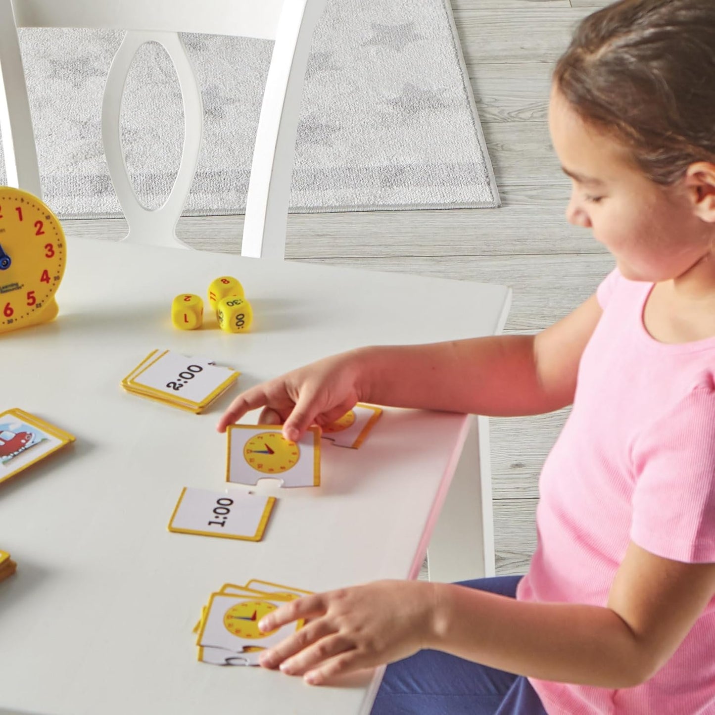 Learning Resources Time Activity Set - 41 Pieces, Ages 5+ Teaching Clocks for Kids, Telling Time, Homeschool Supplies, Kindergartner Learning Activities