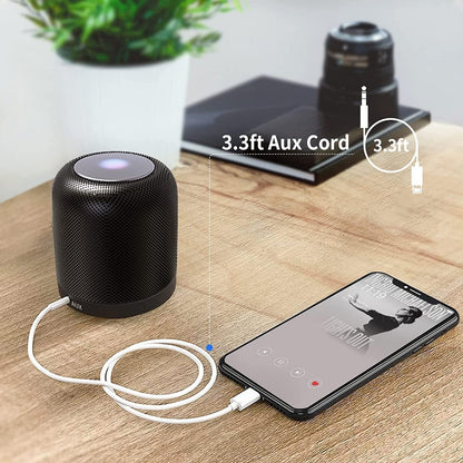 (Apple MFi Certified) iPhone AUX Cord for iPhone,Lightning to 3.5mm AUX Audio for Car Stereo Cable,Speaker,Headphone Jack Adapter Cable Compatible for iPhone 14/13/12/11/XR/X/8/7,Support All iOS-3.3ft