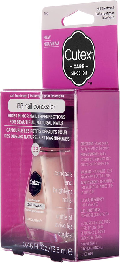 Cutex BB Nail Concealer Treatment Nail Care Treatment Corrector with Imperfect Surface or White Spots – 15 ml