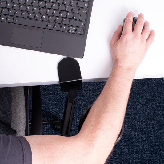 Desire2 MouseMate Articulated Wrist Support, Ergonomic Arm Rest for Desks, Office Desk Accessory and Work from Home Essential, Adjustable Wrist Support for Mouse Hand for Better Comfort and Efficiency
