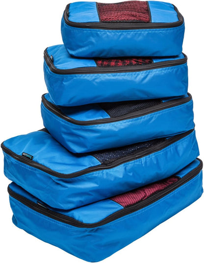TravelWise Luggage Packing Organization Cubes 5 Pack