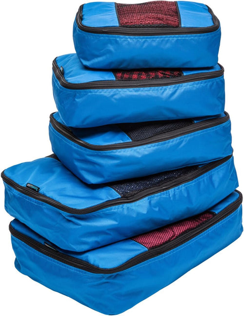 TravelWise Luggage Packing Organization Cubes 5 Pack