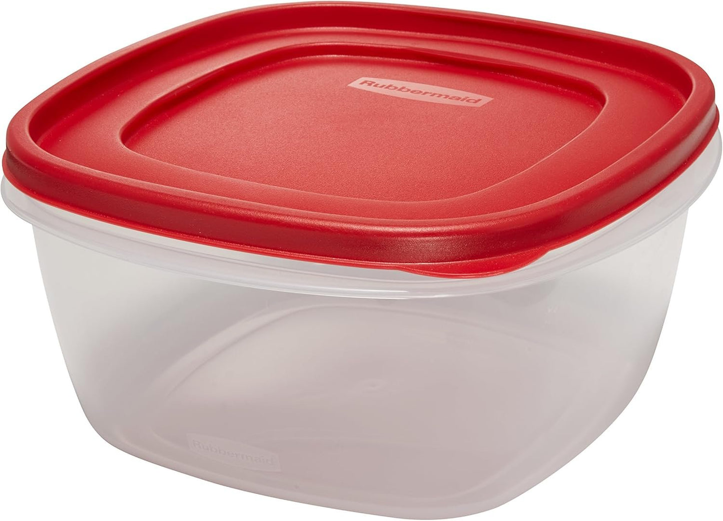 Rubbermaid EasyFindLids Food Storage Container, 3.3 L (14 Cup), Racer Red, 1 Pack