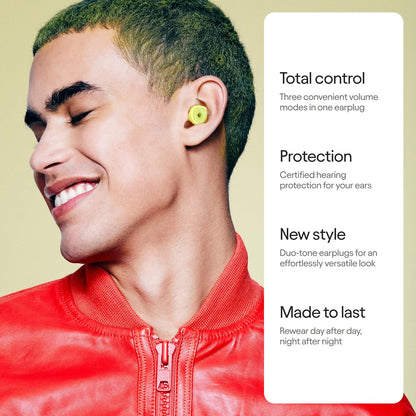 Loop Switch Earplugs – Multi-Mode Noise-Reducing Earplugs | Adjustable Passive Hearing Protection for Focus, Travel, Concerts, Socializing, Sports Events & Noise Sensitivity | Reusable Ear Protection