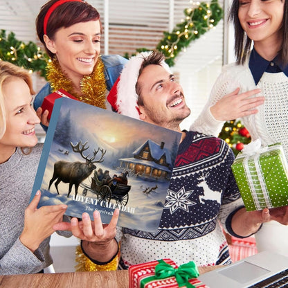 Advent Calendar 2024 Adult, 24 Days Survival Kit Christmas Countdown, Survival Tools for Men, Survival Gadgets, Survival Equipment Set, for Hiking Camping Backpacking (1Set)