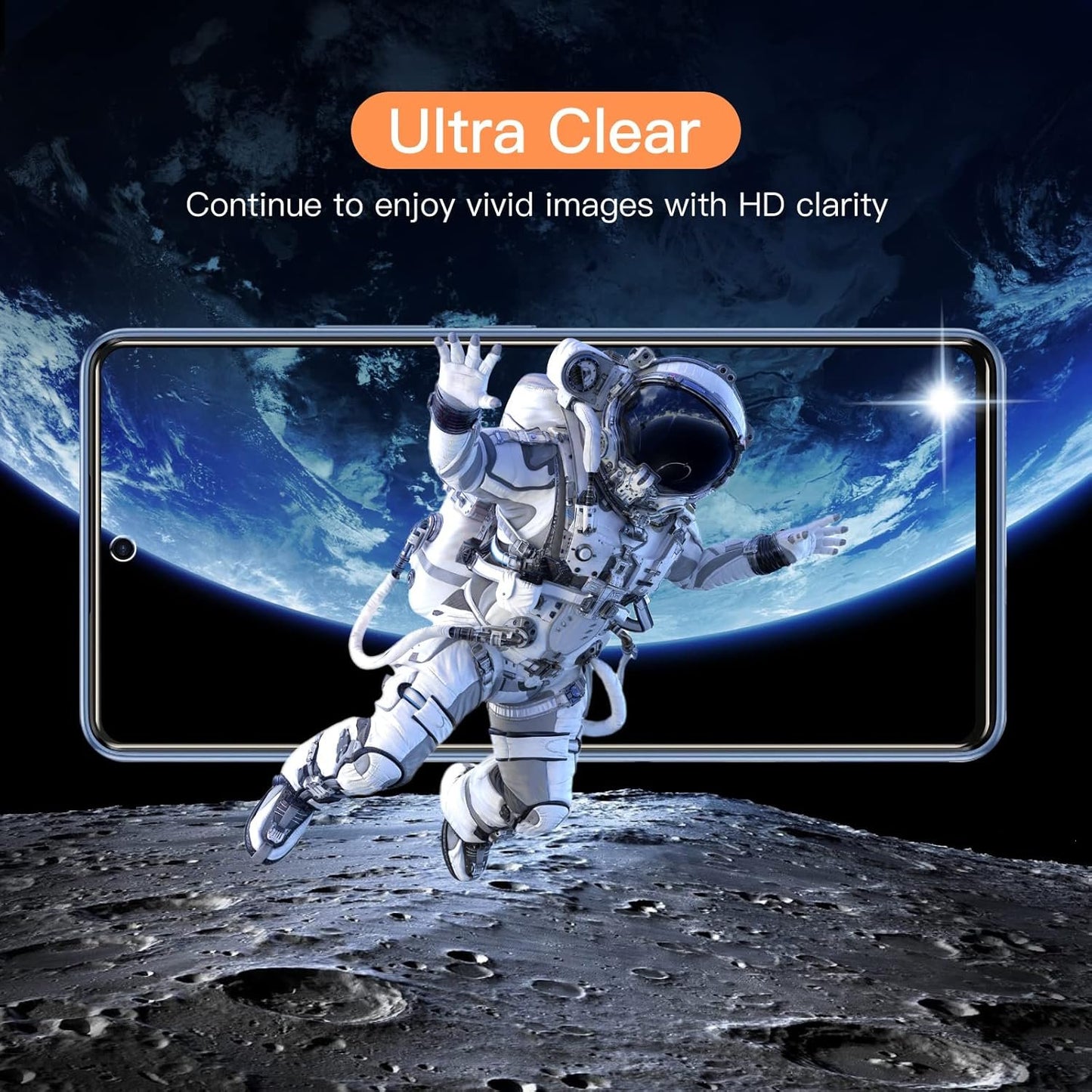 JETech Screen Protector for Samsung Galaxy A53 5G / A52 / A52 5G / A52s 5G, 9H Tempered Glass Film, Anti-Scratch, HD Clear, 3-Pack