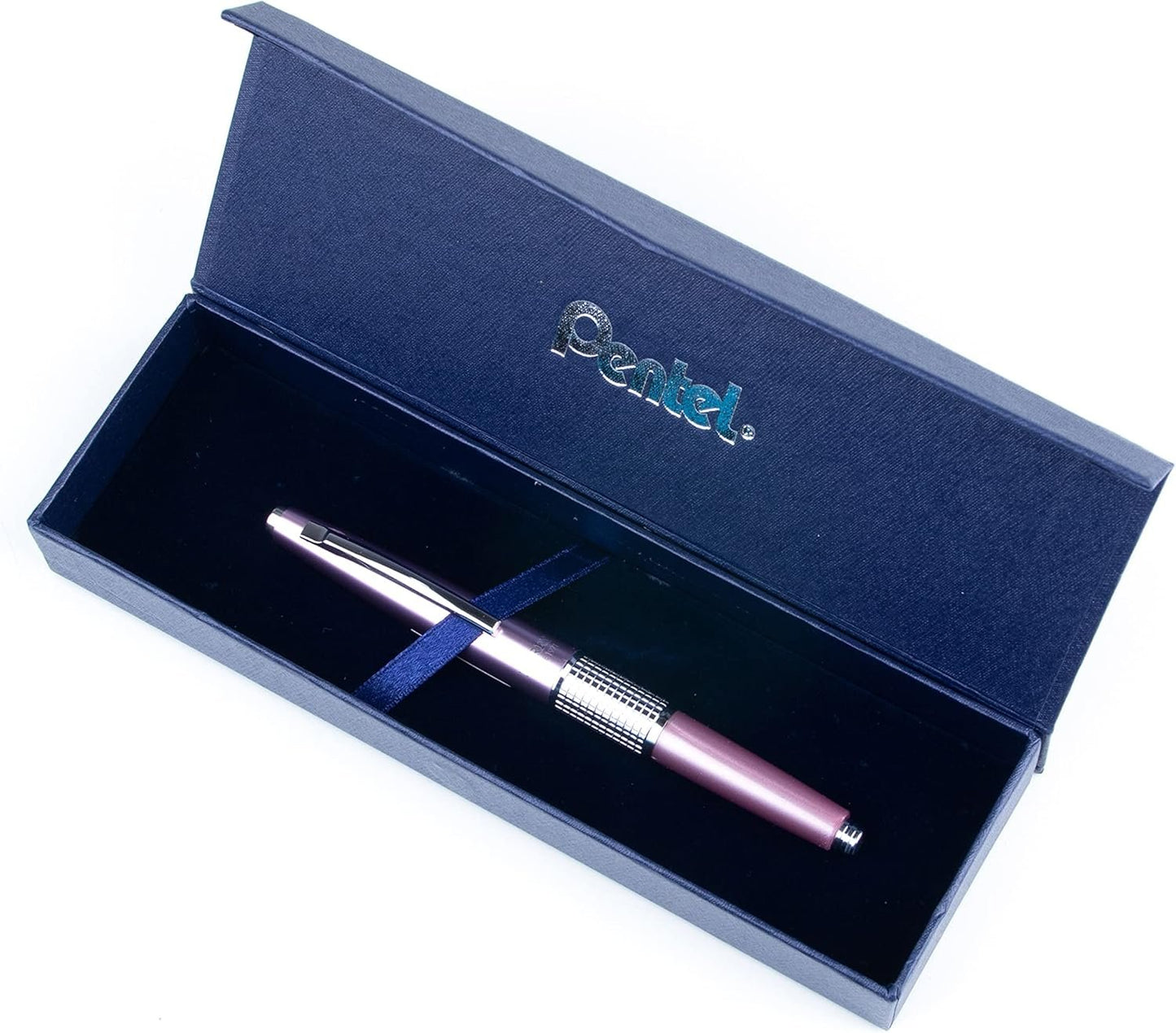 Pentel Kerry Mechanical Pencil, 0.5mm Fine Point, Writing, Drawing, Gifts, All Metal Barrel, Metal Tip, Pink Barrel, Gift Case, P1035-P, 1 Pack