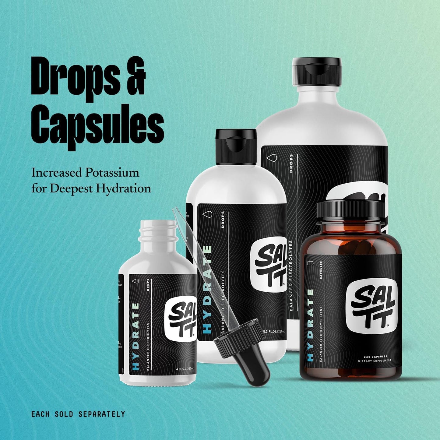 Keto Chow Electrolytes | Electrolyte Hydration Drops Supplement | Sodium, Magnesium, Potassium & Trace Minerals | Unflavored Drink Mix Perfect for Keto Diet and Intermittent Fasting | Sugar Free
