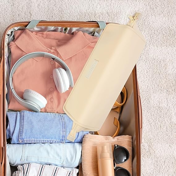 Hair Tools Travel Bag and Heat Resistant Mat for Flat Irons, Straighteners, Curling Iron, and Haircare Accessories, 2-in-1 design, with Interior Pockets, Portable Organizer