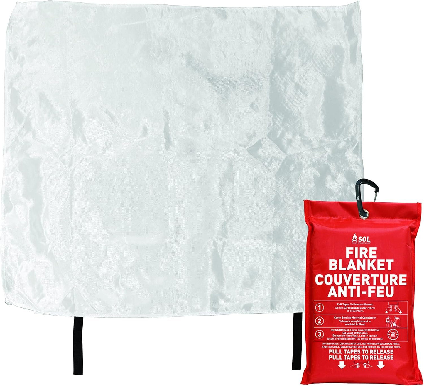 S.O.L. Survive Outdoors Longer Emergency Fire Extinguisher Blanket