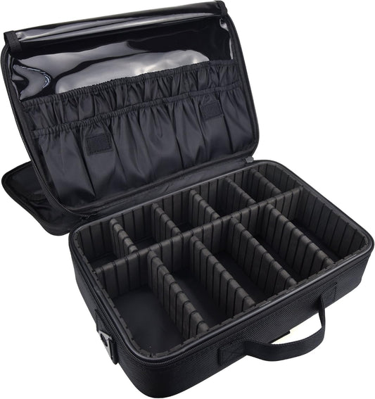 DCCN Beauty Case, Portable Travel Makeup Bag, Large Capacity Bag