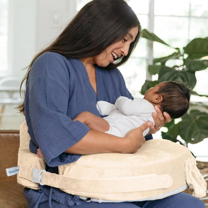 MY BREST FRIEND Super Deluxe Gold Breastfeeding Pillow, Gold, One Size Fits Most (725)