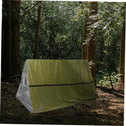Kisangel Portable Emergency Shelter Tent Camping Accessory Thermal Blanket Cold Weather Protection Insulated Lightweight