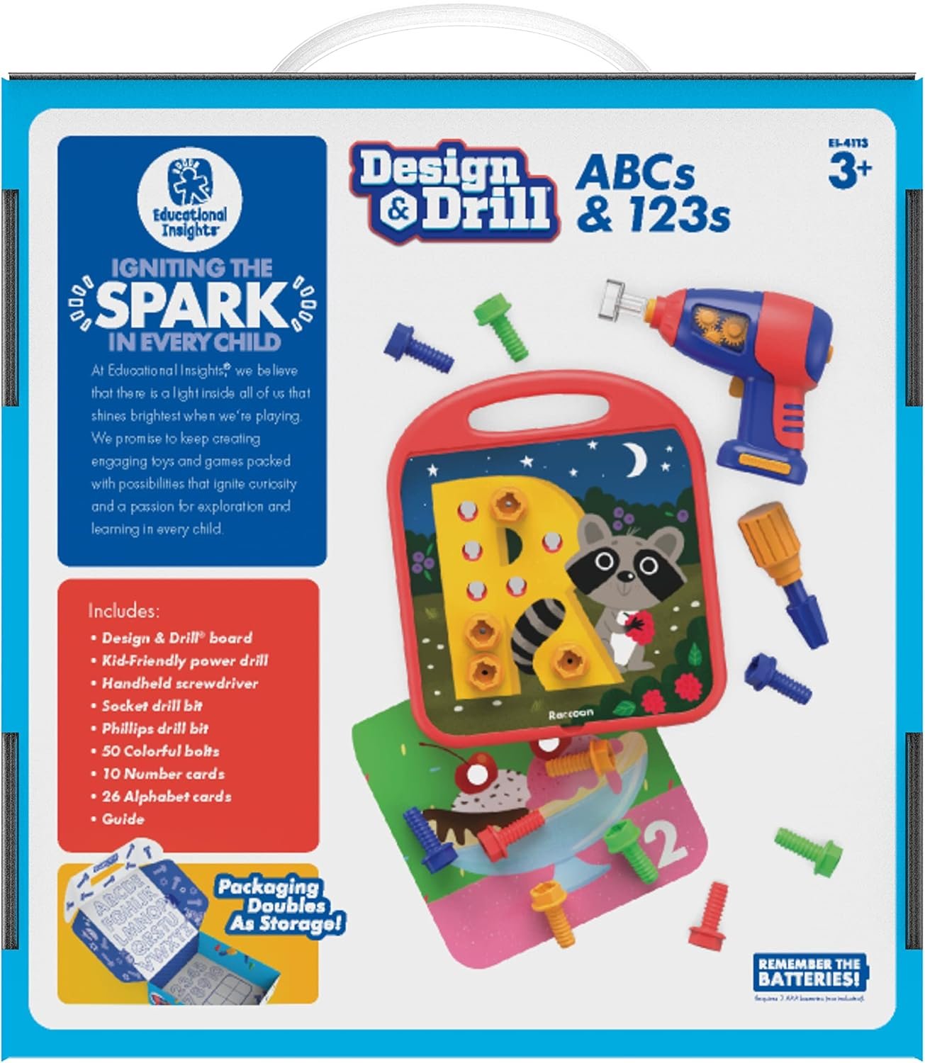 Learning Resources Design & Drill ABCs & 123S, Multicoloured Learning Toy for Little Kid, Ages 3+